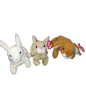 3 Piece Vintage Beanie Bunny Collection